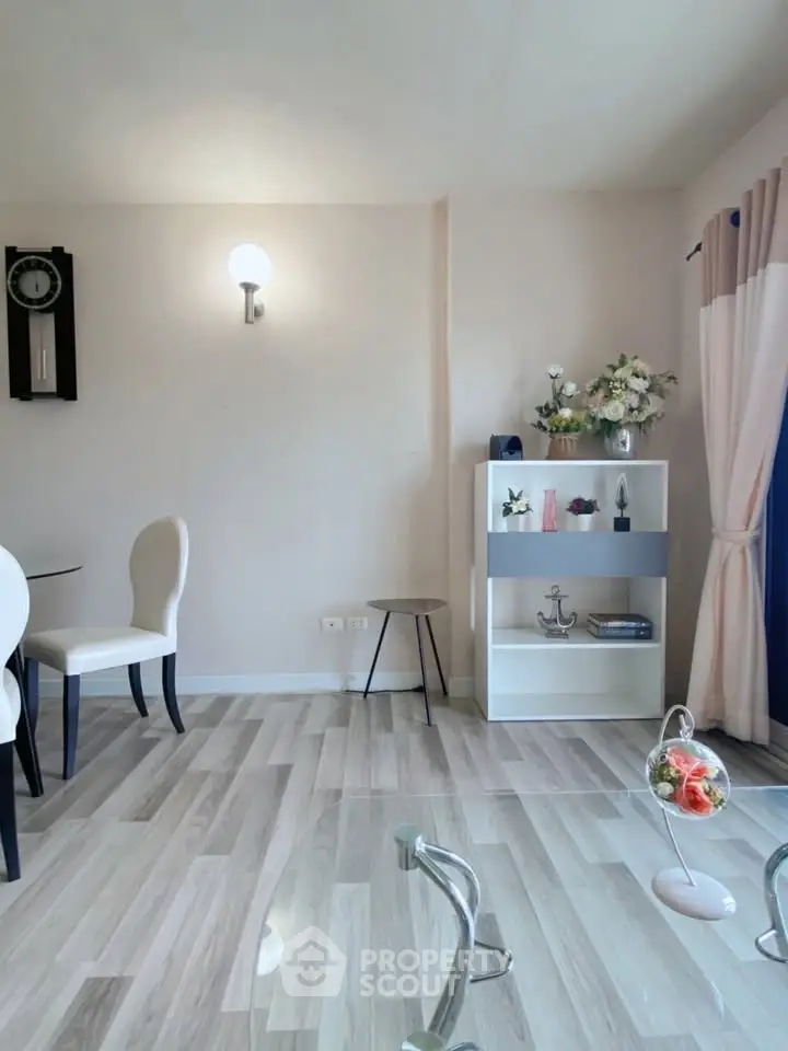 Elegant living room with modern decor and stylish furniture