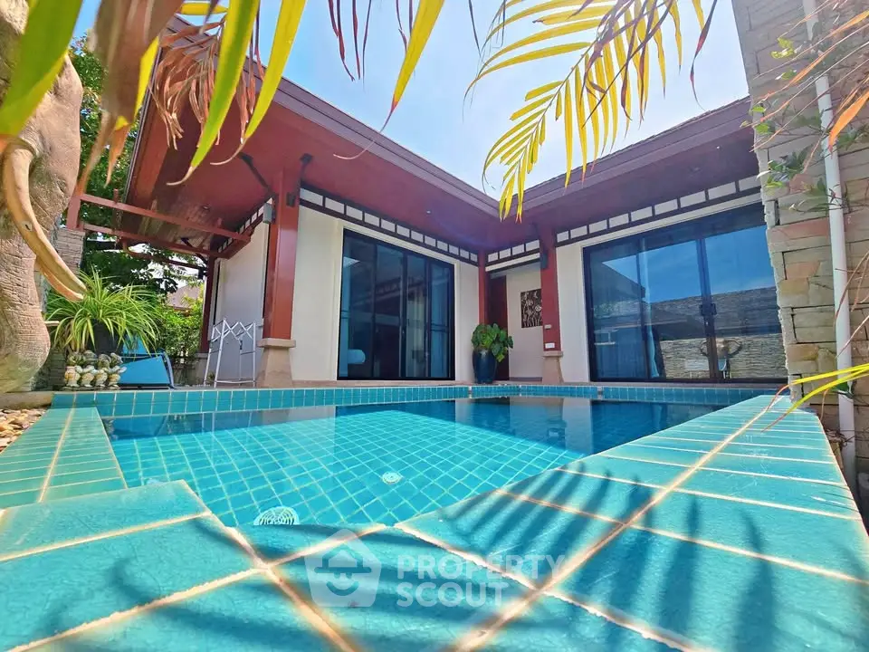 Luxurious villa with private pool and modern architecture, perfect for serene living.