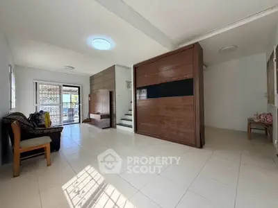 Spacious living room with modern design and natural light