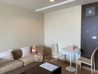 Cozy living room with modern furniture and stylish decor