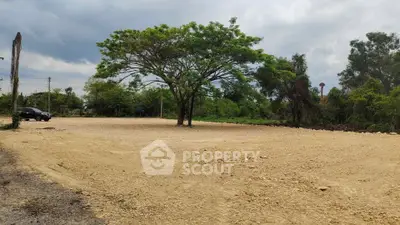 Spacious vacant land with a single tree, ideal for development opportunities.