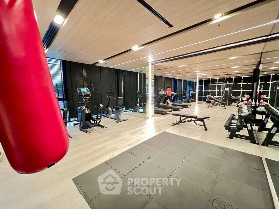 Modern gym with state-of-the-art equipment and spacious layout