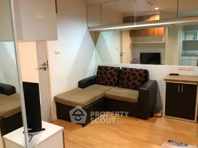 Cozy living room with modern decor and comfortable seating