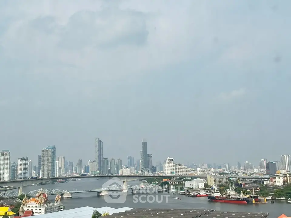 Stunning cityscape view showcasing modern skyline and river, perfect for urban living enthusiasts.