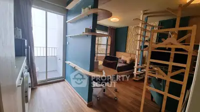 Modern studio apartment with stylish decor and natural light