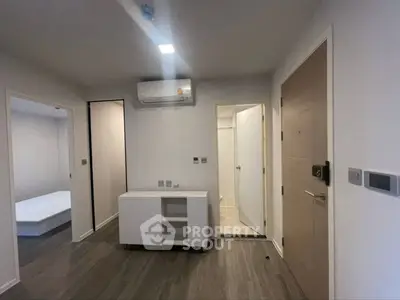 Modern office space with sleek design and ample lighting