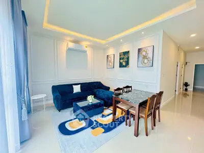 Elegant living room with modern decor and stylish furniture