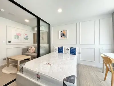 Modern studio apartment with stylish decor and natural light