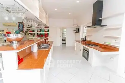 Spacious modern kitchen with open layout and sleek design