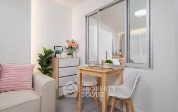 Charming small dining area with modern decor and cozy ambiance