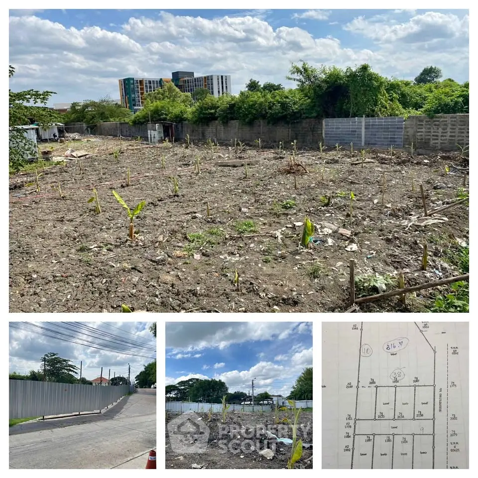 Prime land plot for sale with development potential and city views