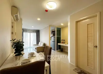 Modern apartment interior with open layout and stylish decor