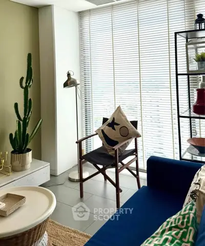 Chic living room with modern decor and natural light