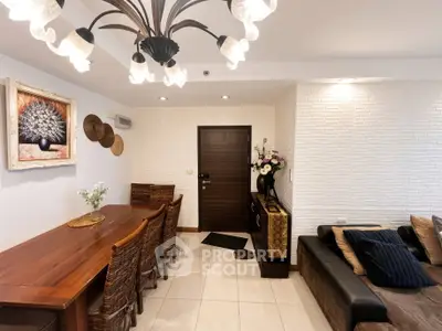Elegant living room with stylish decor and cozy seating area