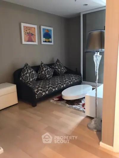 Stylish living room with modern decor and elegant furniture