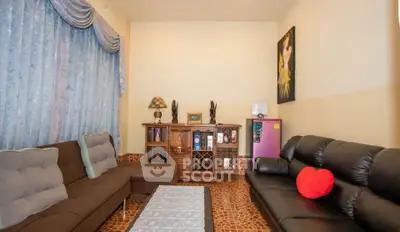 Cozy living room with stylish decor and comfortable seating