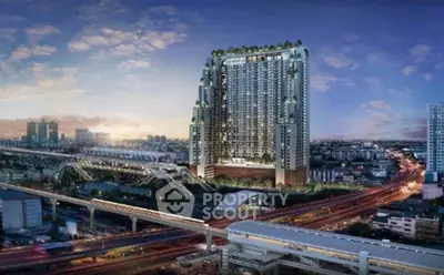 Stunning high-rise building with panoramic city views and modern architecture.
