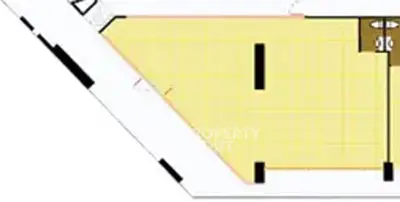 Modern architectural floor plan with spacious layout and strategic design.