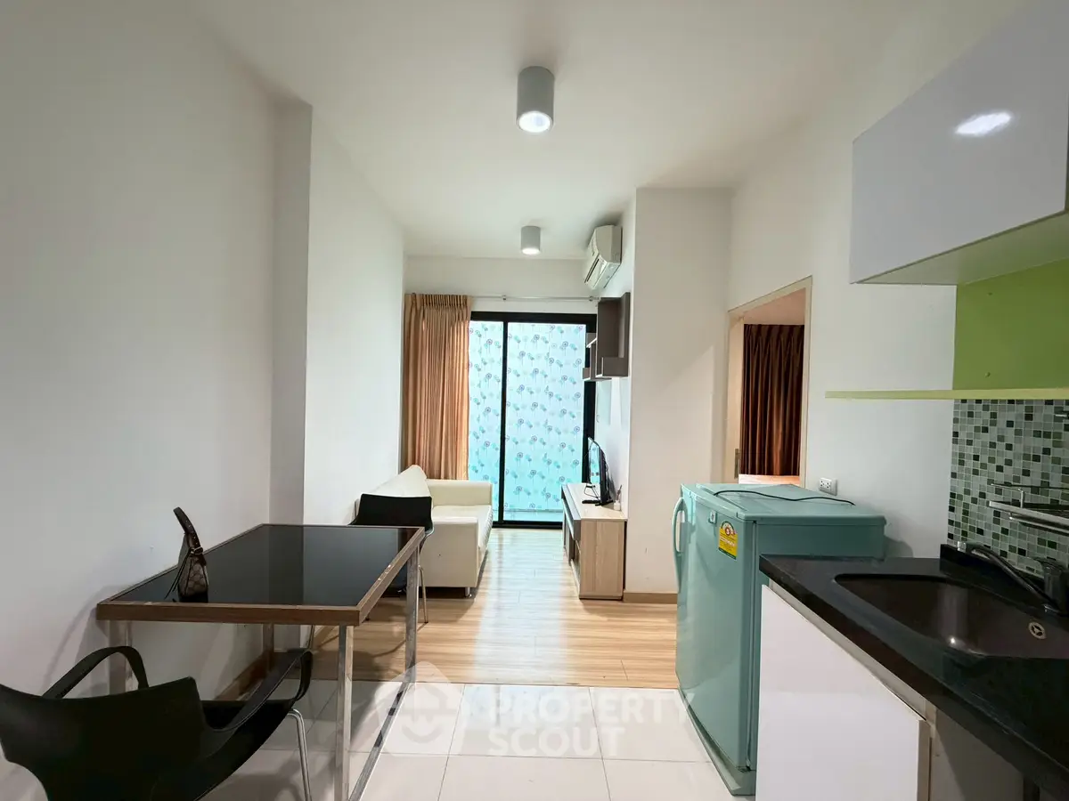 Modern apartment interior with open layout and stylish decor