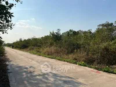 Expansive land plot with lush greenery and clear skies, ideal for development opportunities.