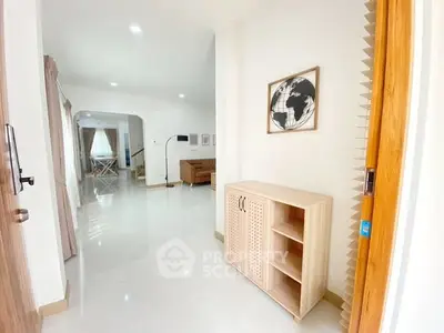 Spacious modern living room with elegant decor and natural light