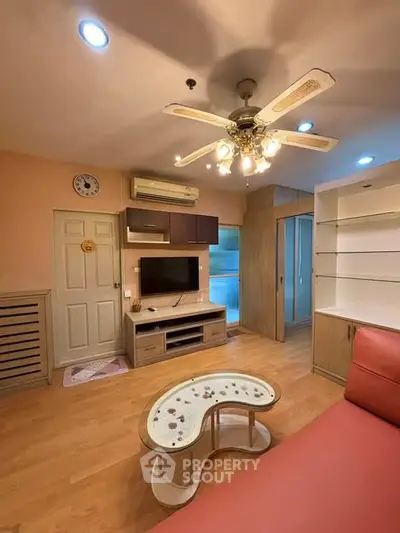 Cozy living room with modern decor and stylish furniture