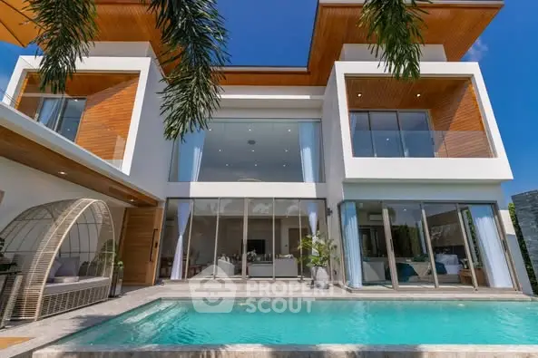 Luxurious modern villa with private pool and stunning architectural design.