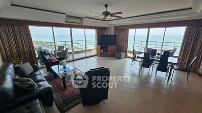 Spacious living room with panoramic ocean views and elegant furnishings