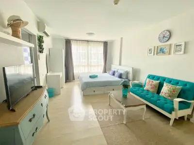 Charming studio apartment with stylish decor and natural light