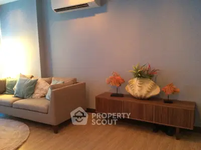 Cozy living room with stylish decor and comfortable seating