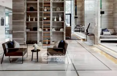 Luxurious modern living room with elegant decor and spacious design