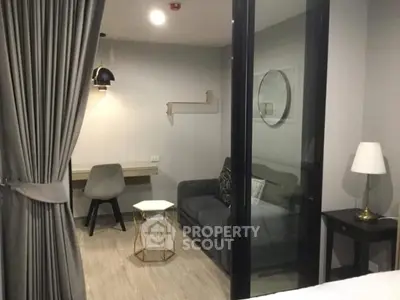 Modern apartment interior with stylish furniture and cozy ambiance