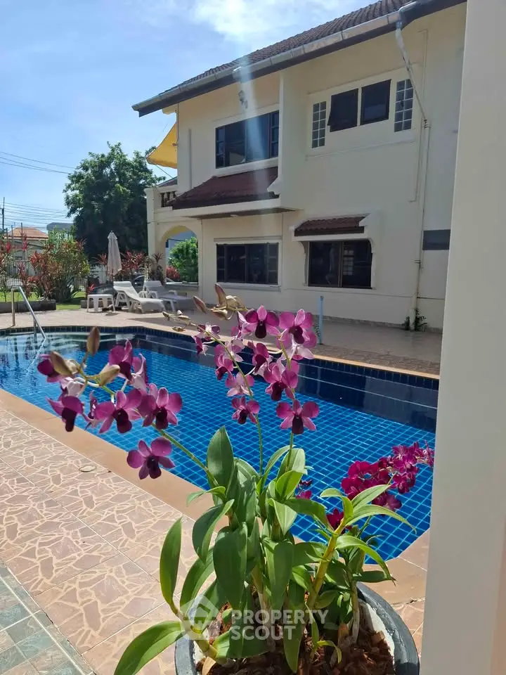 Charming villa with private pool and lush garden, perfect for relaxation and entertaining.