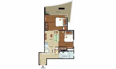  2 Bedrooms Condo at Le Rich Ratchada Sutthisarn-2