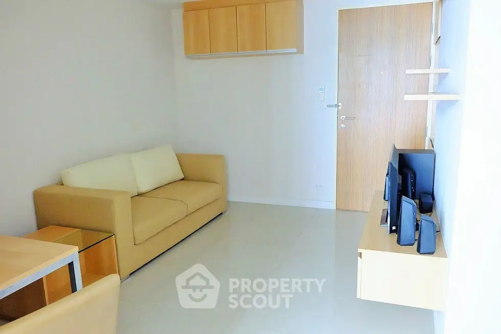 Modern minimalist bedroom with sleek design and neutral tones