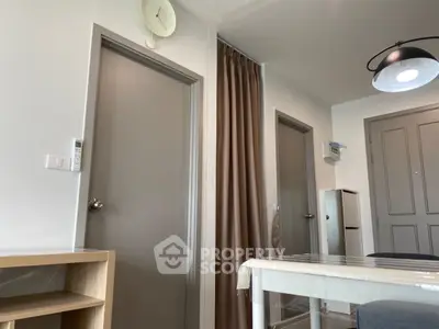 Modern apartment interior with neutral tones and minimalist decor