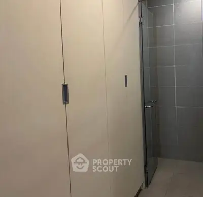 Modern storage space with sleek design and ample room for organization.