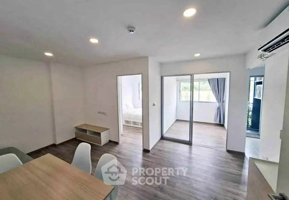 Spacious modern apartment with open layout and natural light