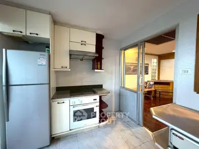 Charming kitchen with modern appliances and open layout design