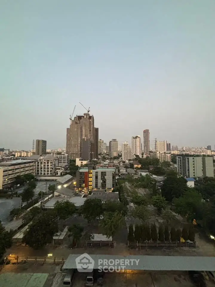 Stunning cityscape view showcasing urban development and skyline from a high vantage point.