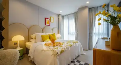 Charming bedroom with modern decor, cozy lighting, and stylish furnishings for a perfect retreat.