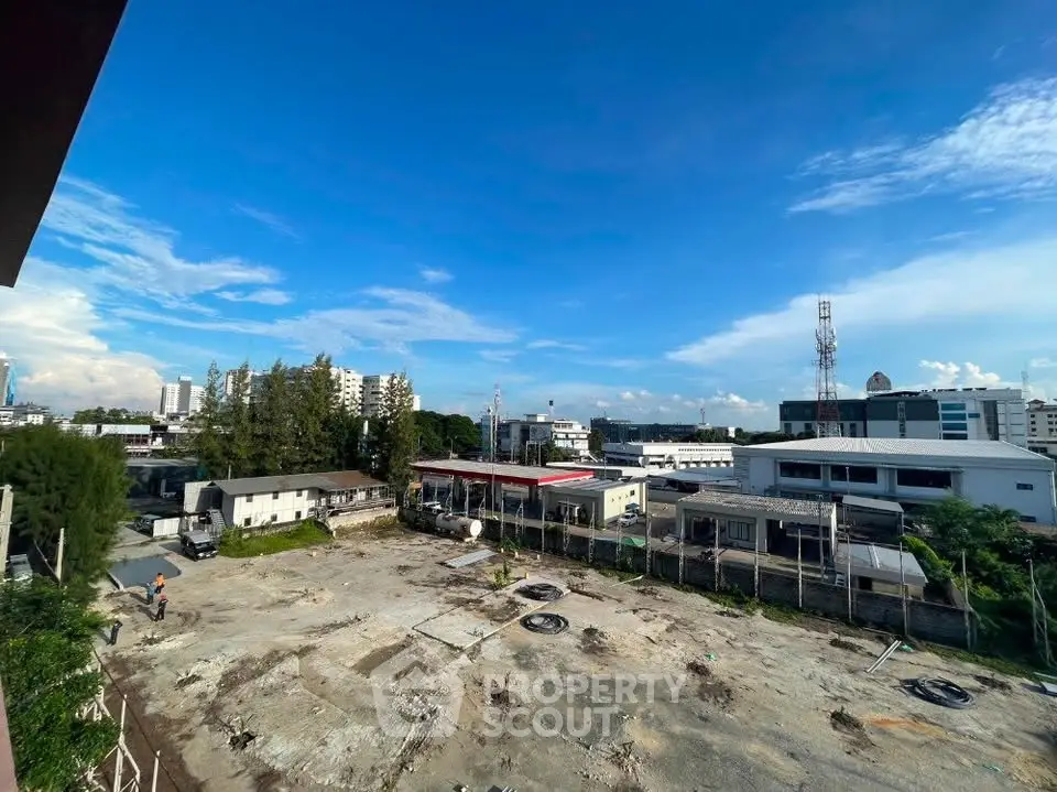 Expansive view of a construction site with clear blue skies, ideal for future development opportunities.