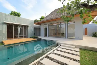 Luxurious modern villa with private pool and elegant design