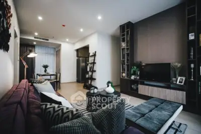 Stylish modern living room with cozy seating and elegant decor