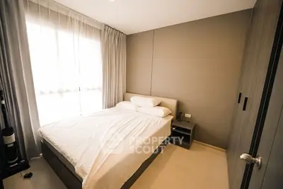 Cozy modern bedroom with natural light and minimalist design