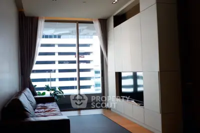  1 Bedroom Condo at Saladaeng One Livingroom