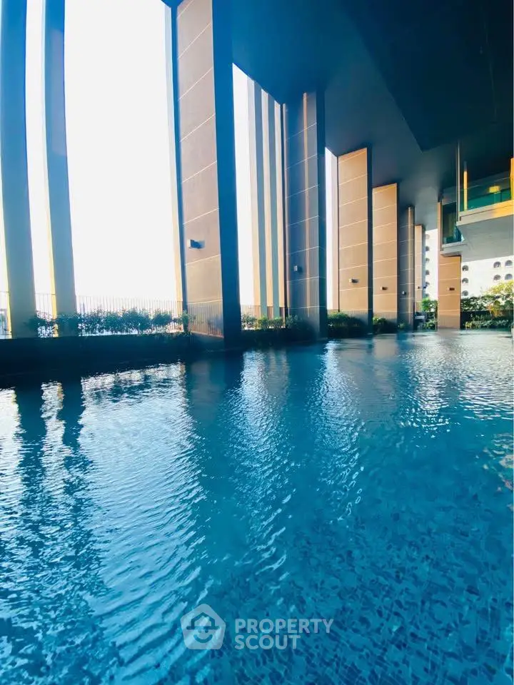 Luxurious modern pool with stunning architectural design and serene ambiance.