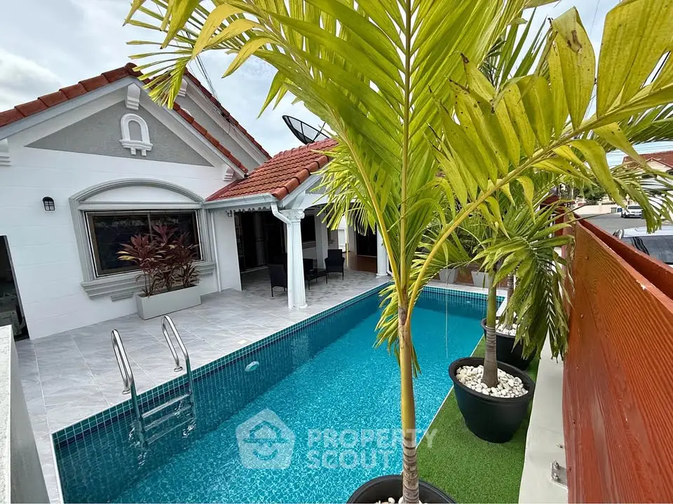 Charming villa with private pool and lush garden, perfect for luxury living.
