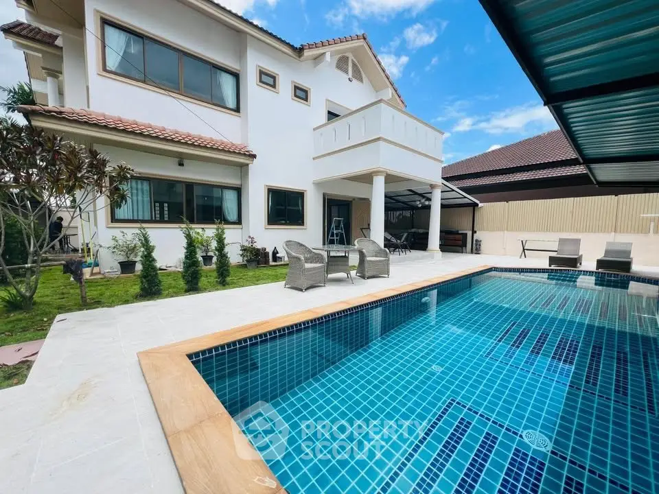 Luxurious villa with private pool and spacious outdoor area, perfect for relaxation and entertainment.