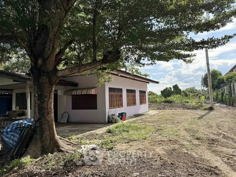 Charming single-story home with spacious yard and mature trees, perfect for nature lovers seeking tranquility.